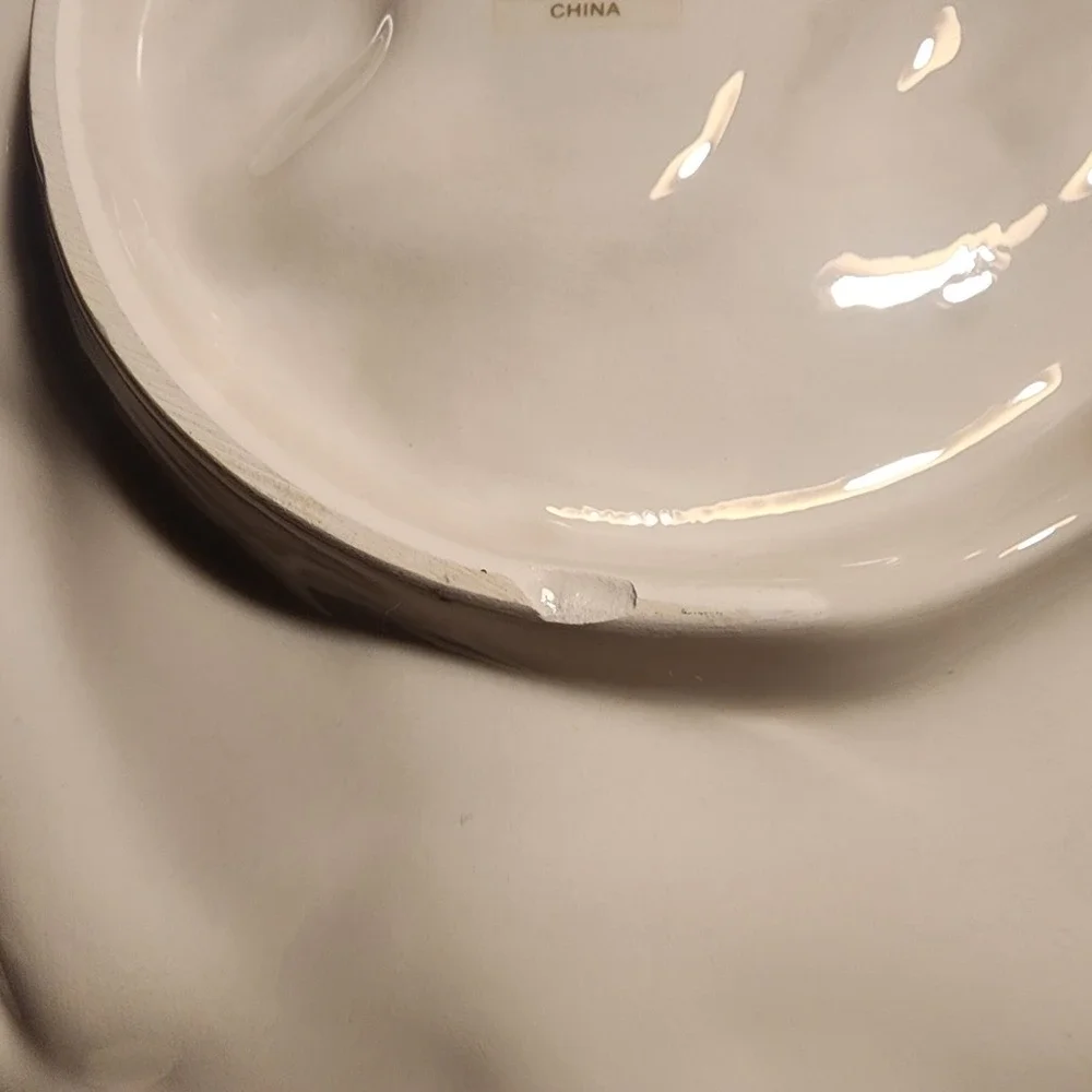 Vintage Fitz And Flyod Cat Christmas Plates Set Of 2